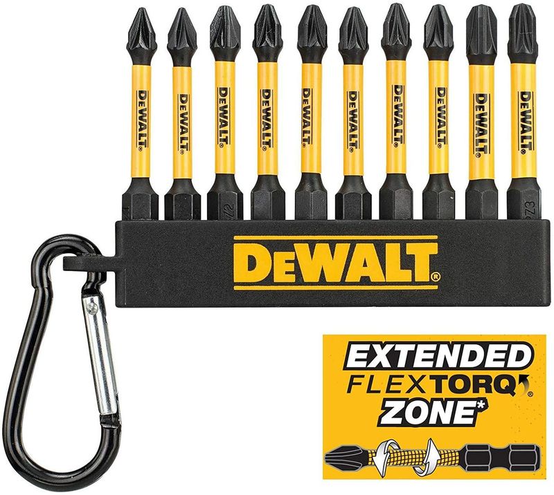 Dewalt Zestaw bitów FLEXTORQ 10 el. DT7276 Dewalt Zestaw bitów FLEXTORQ 10 el. DT7276