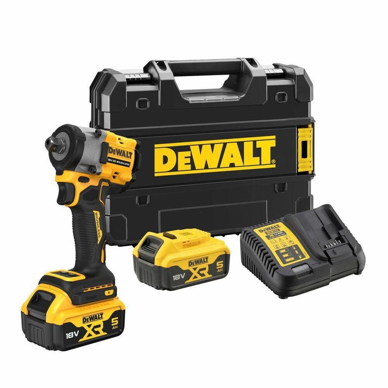DeWalt Klucz udarowy 1/2" 18V 406Nm 2x5Ah DCF922P2T