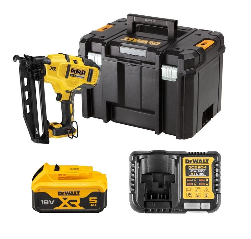 DeWalt Gwoździarka sztyfciarka 32-63mm 18V DCN660P1 5Ah Walizka TSTAK6