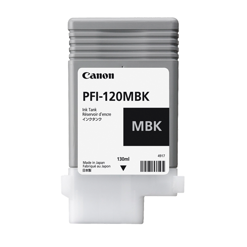 Canon PFI-120MBK Mattschwarz Tintenpatrone, 130 ml Canon PFI-120MBK Mattschwarz Tintenpatrone, 130 ml