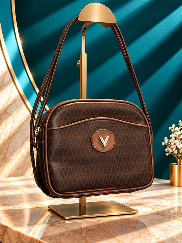 Mario Valentino V-Monogram Crossbody Camera Bag - Vintage
