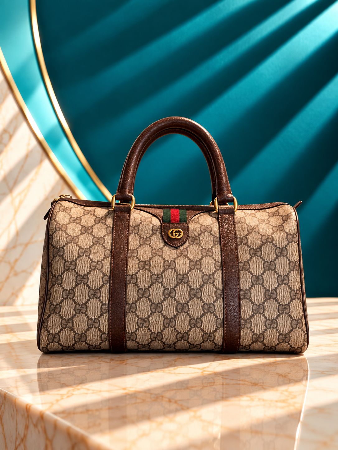Gucci GG Supreme Boston Bag - Vintage