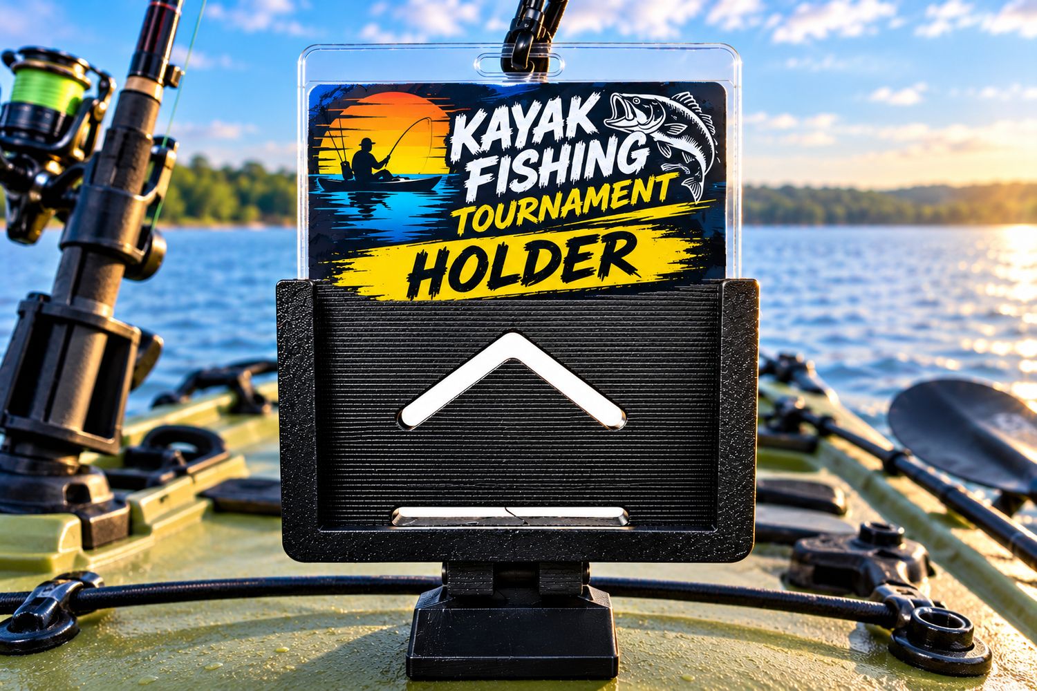 Universal Fish Measuring Board Tournament ID Holder Mount