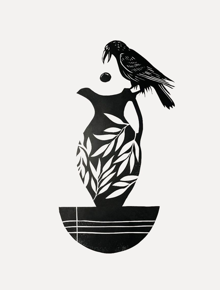 The Crow and the Pitcher