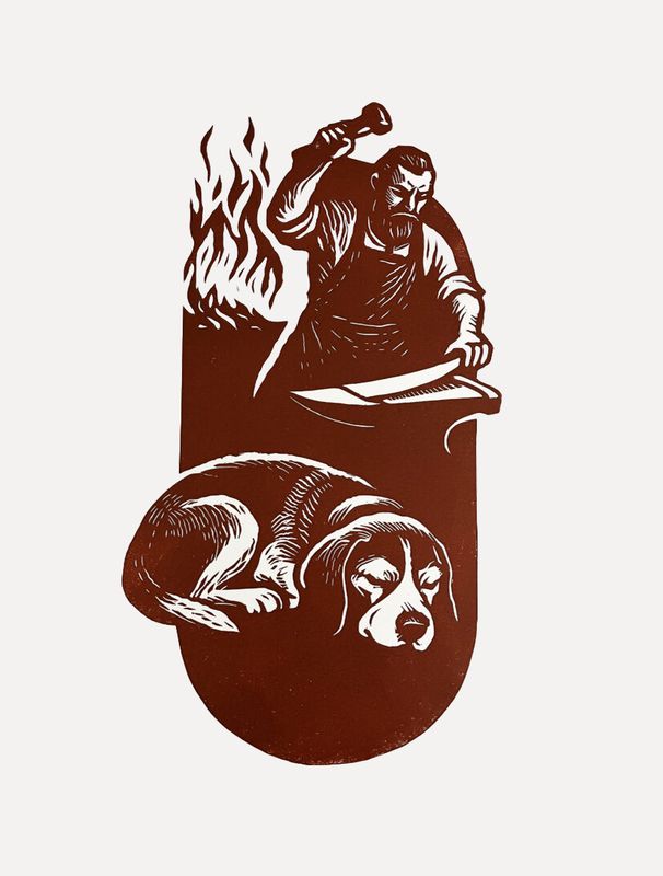 The Blacksmith and his Dog