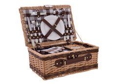 Stilvoller Retro-Picknickkorb