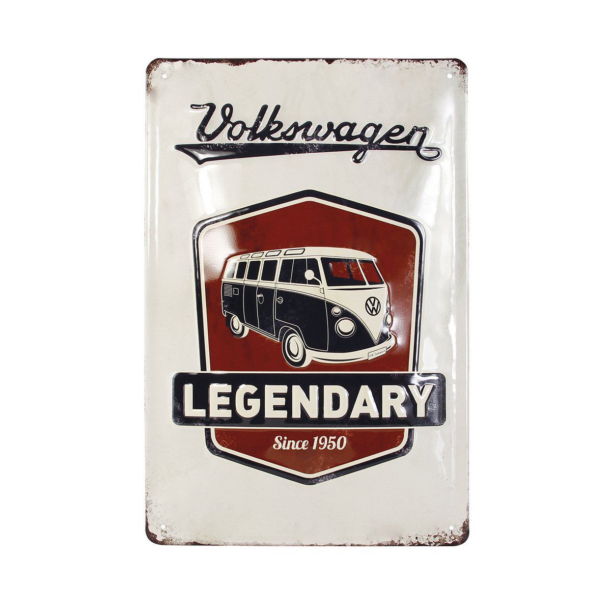 Retro-Blechschild VW T1-Bus 20 cm x 30 cm