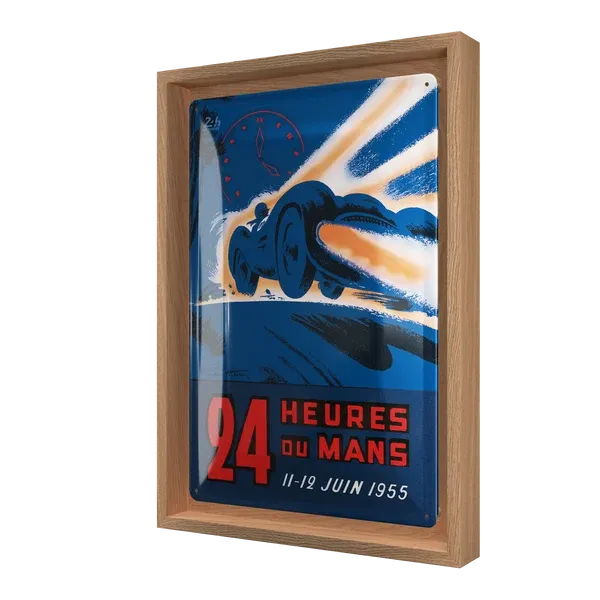 Retro-Bilderrahmen 24h Le Mans "Racing Night", 24 cm x 33,5 cm