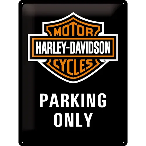 Retro-Blechschild Harley-Davidson "Parking", 30 cm x 40 cm