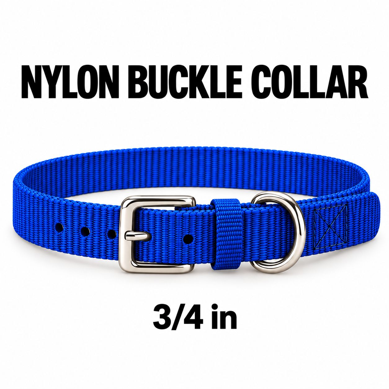 3/4 in Nylon Buckle Collar