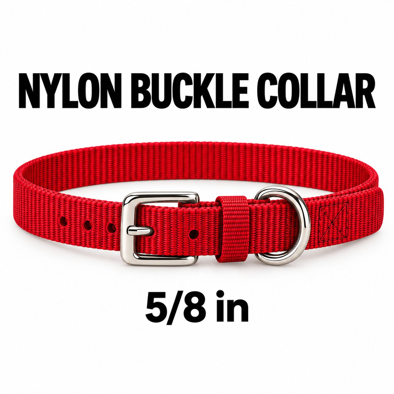 5/8 in Nylon Buckle Collar