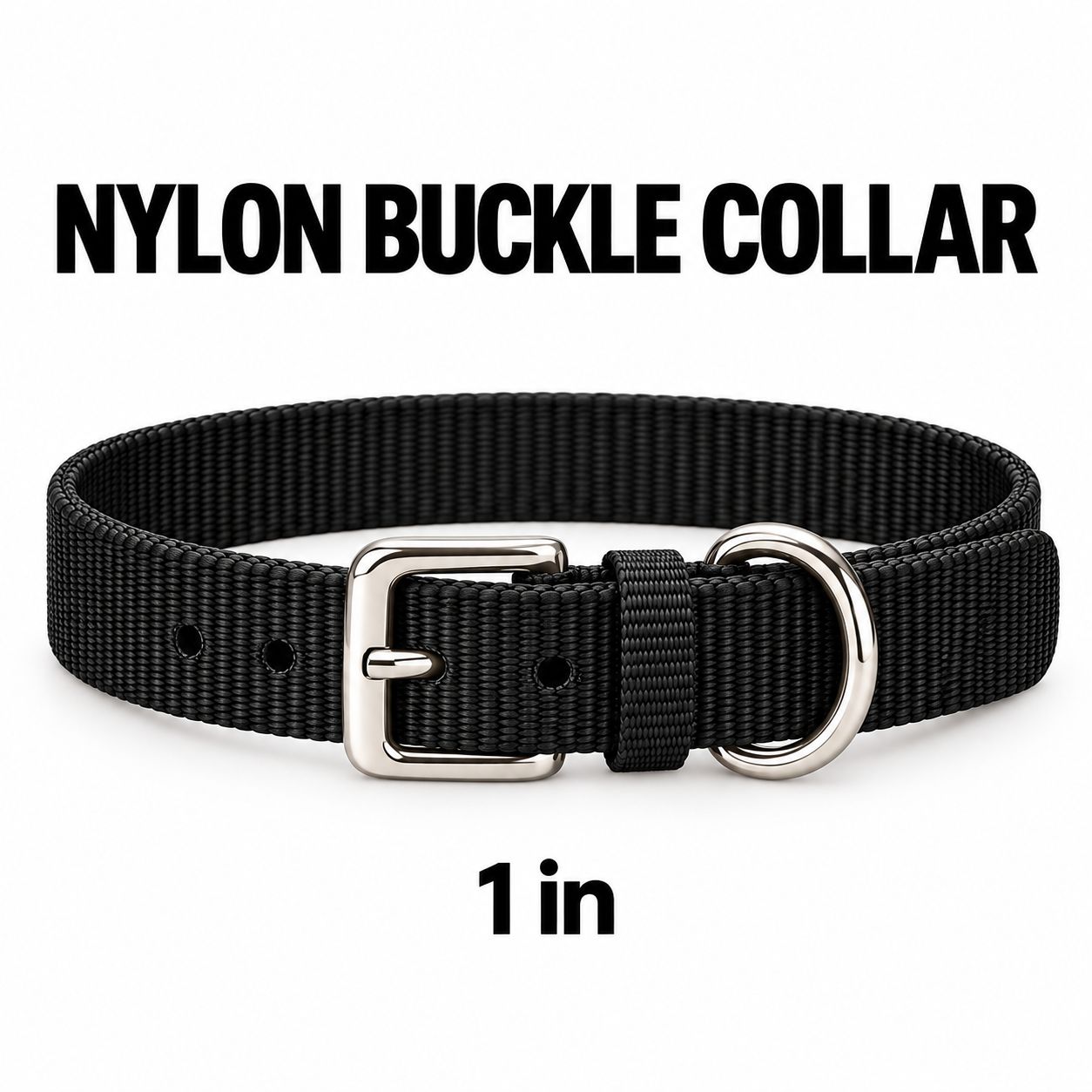 1 in Nylon Buckle Collar