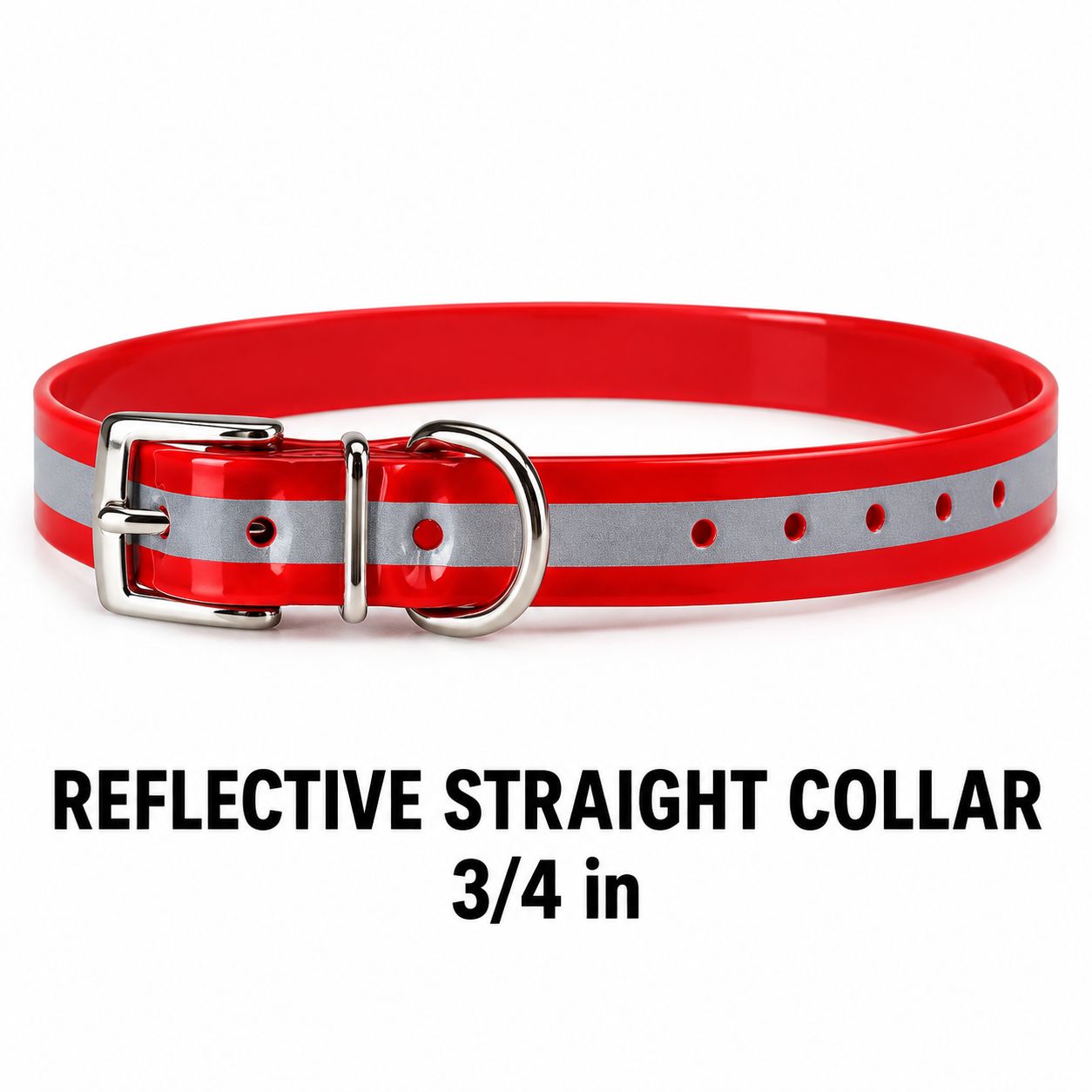3/4 in Reflective Straight Collar