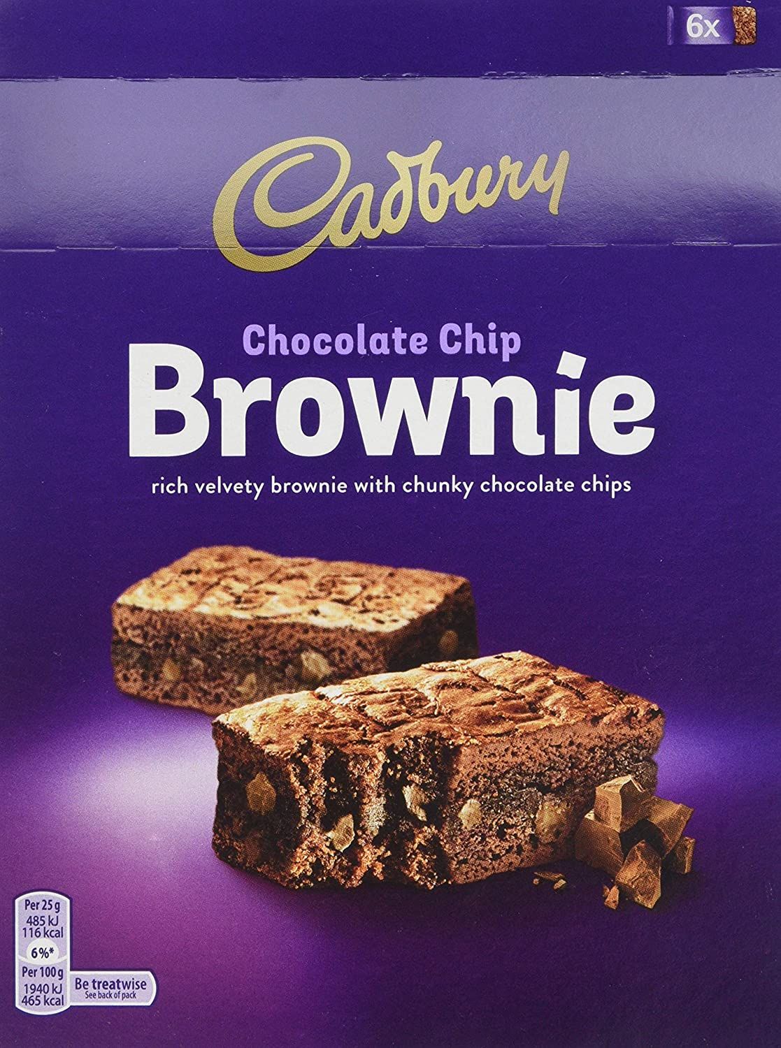 Cadbury Chocolate Chip Brownies (150g)