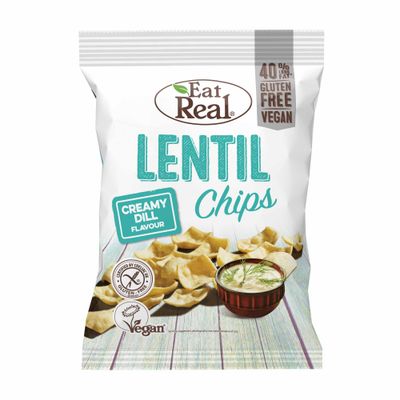 Eat Real Lentil Creamy Dill Chips (40G)