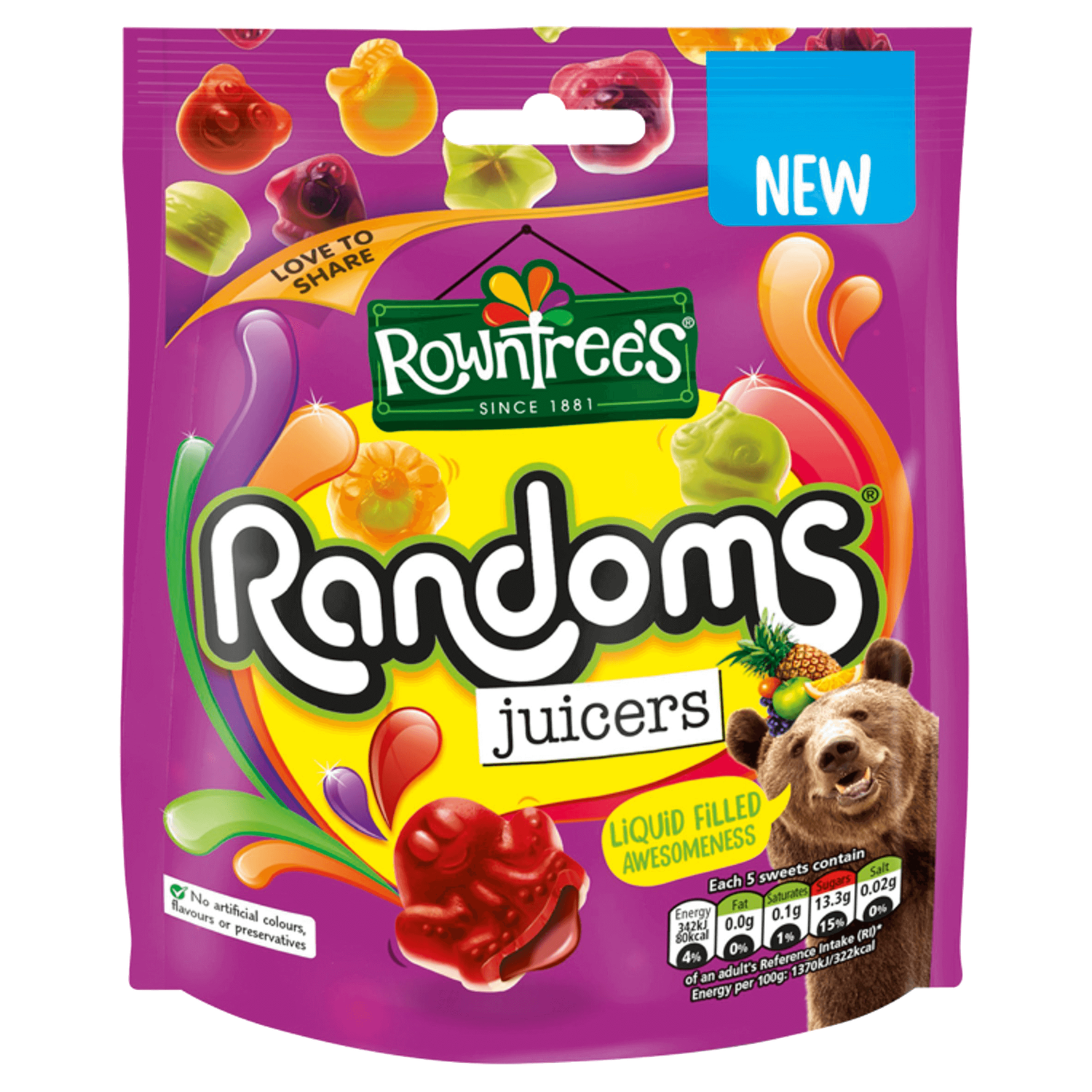 Rowntree Randoms Juicers (140g)
