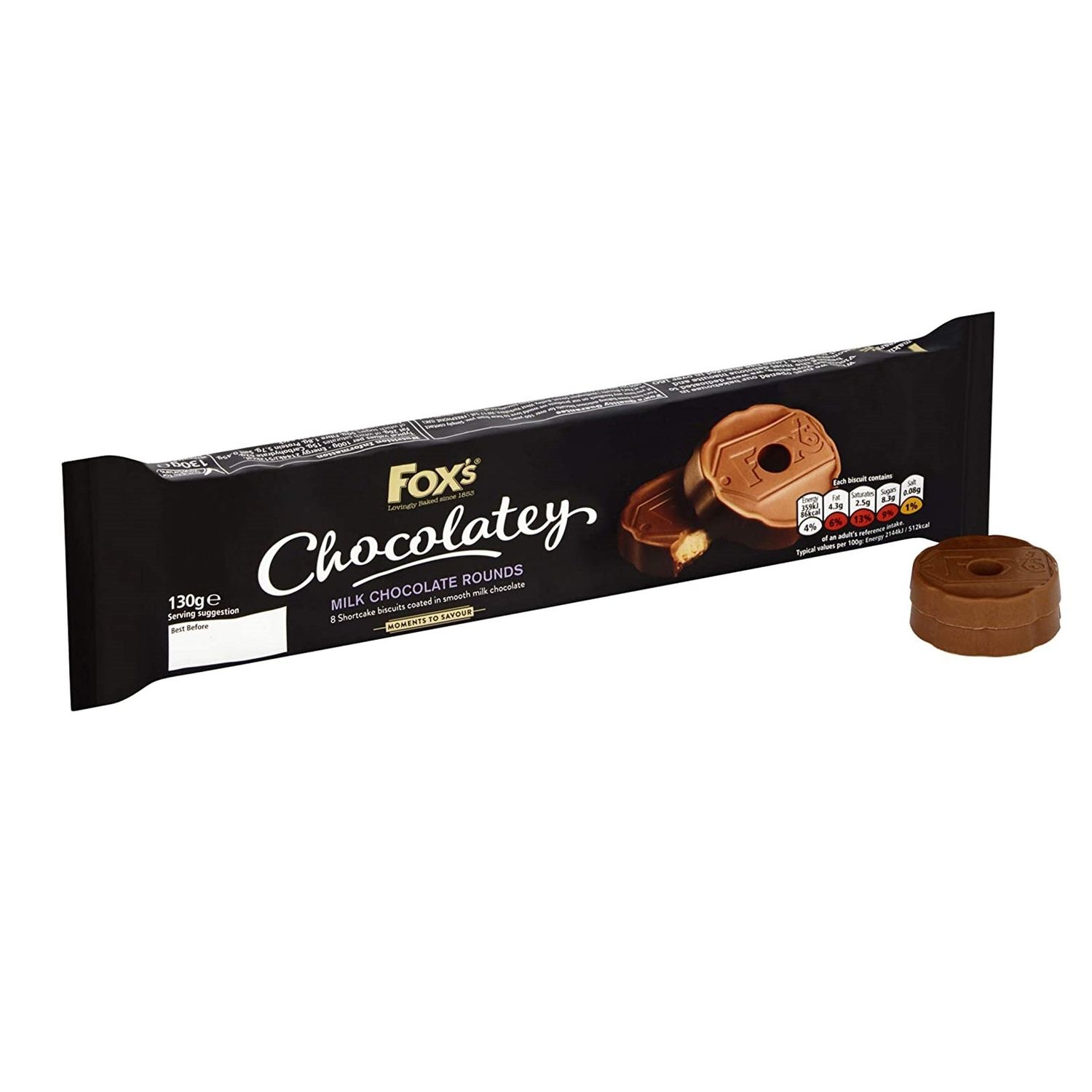 Fox's Milk Chocolate Rounds (130g)