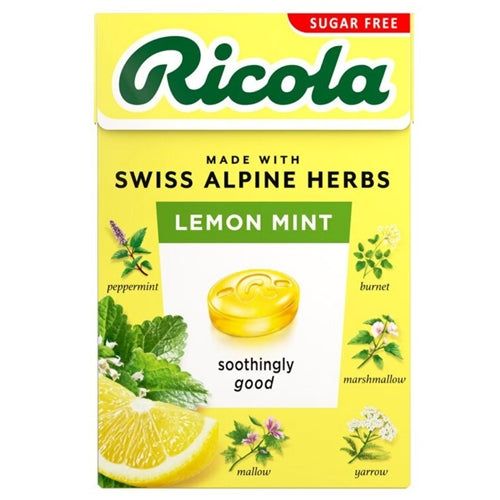 Ricola Lemon &amp; Mint Sugar Free (45g)