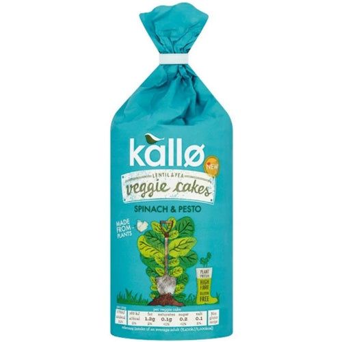 Kallo Spinach &amp; Pesto Veggie Cakes (122g)