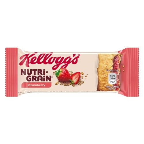 KelloggÃƒÂ¢Ã¢â€šÂ¬Ã¢â€žÂ¢s Nutri-Grain Strawberry (37g)