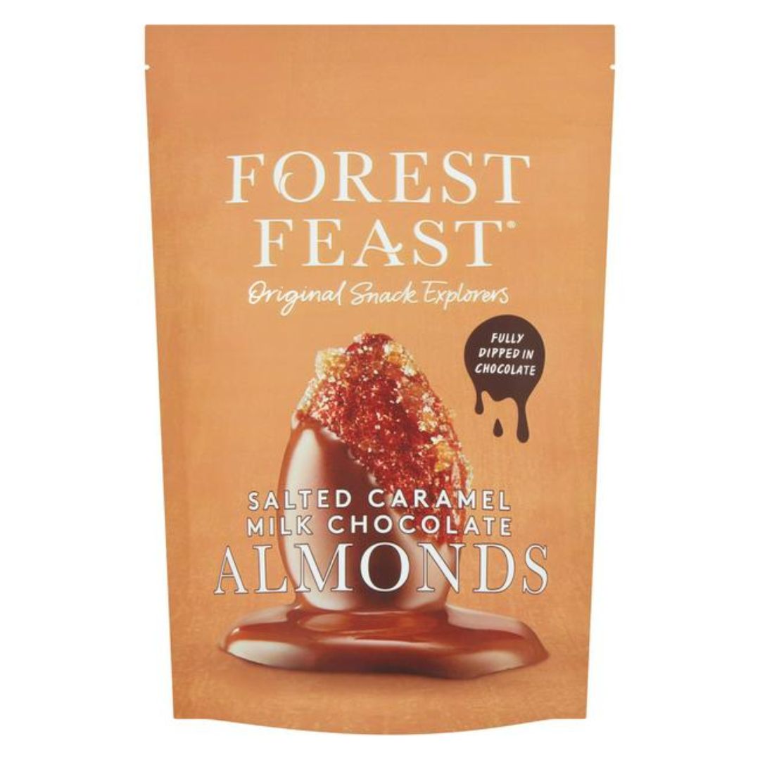 Forest Feast Salted Caramel Milk Chocolate Almonds (120g)