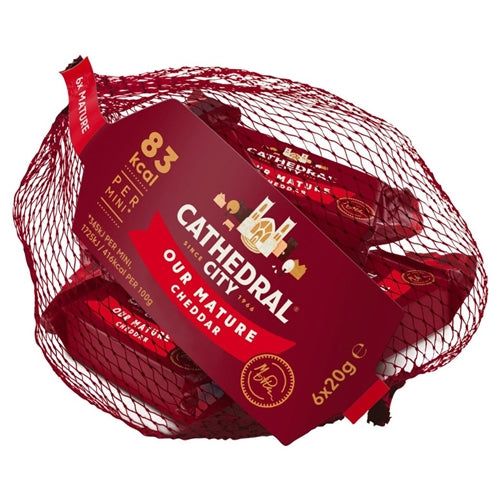 Cathedral City Mini Mature Cheddar (6 x 20g)