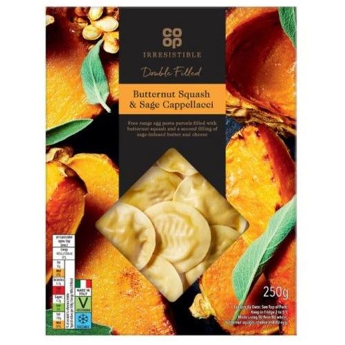 Co-op Irresistible Butternut Squash &amp; Sage Cappellacci (250g)
