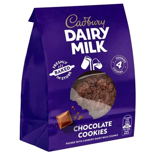 Cadbury Dairy Milk Chocolate Cookies (4 Pack)