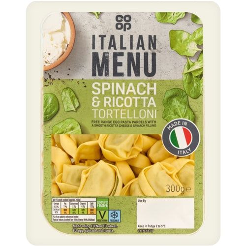 Co-op Spinach &amp; Ricotta Tortelloni (300g)