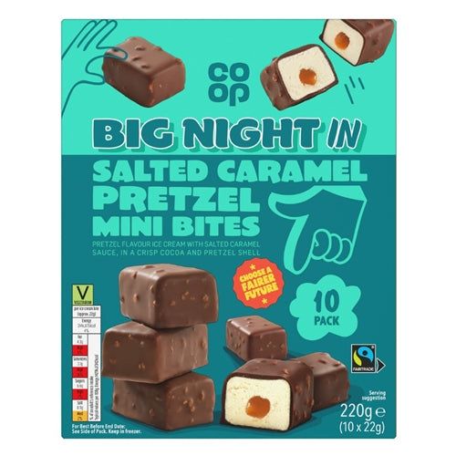 Co-op Salted Caramel Pretzel Mini Bites (250ml)