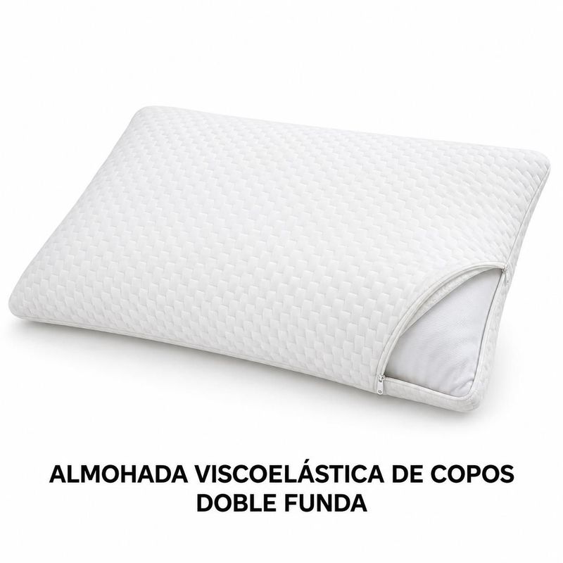 ALMOHADA viscoelástica de copos