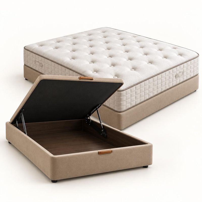 Pack COLCHÓN Queen 33cm + CANAPÉ abatible