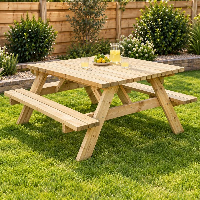 MESA PICNIC grande abatible