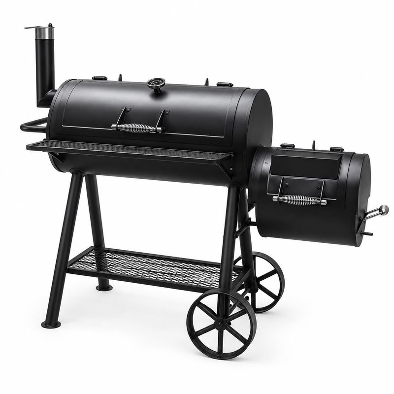 BARBACOA con ahumador offset