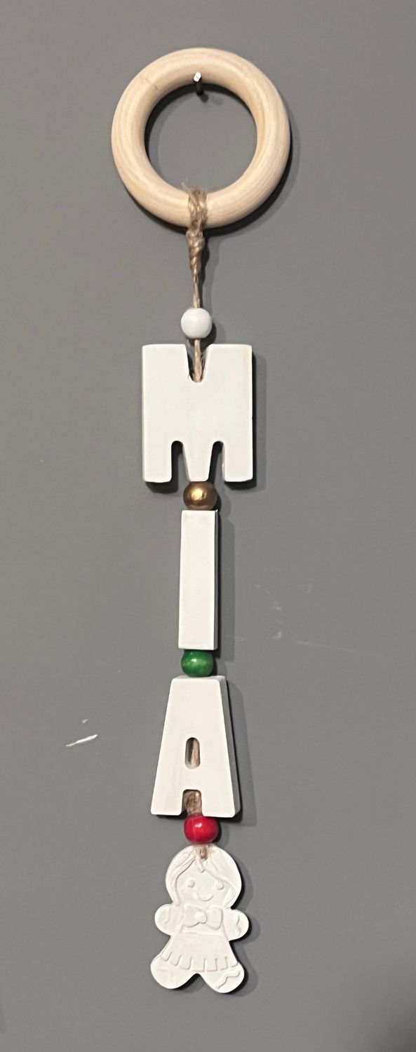 custom name ornaments
