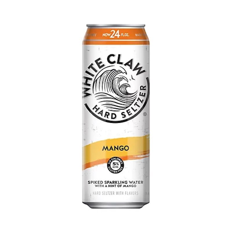 WHITE CLAW Mango Seltzer 24Oz Can