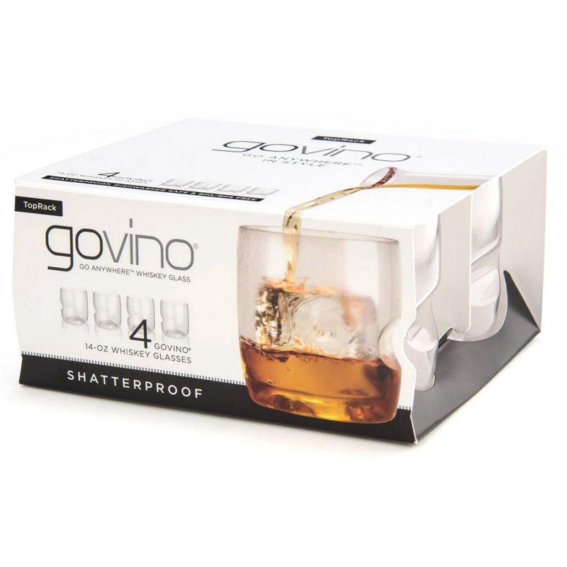 GOVINO Whiskey Glasses 4Pk