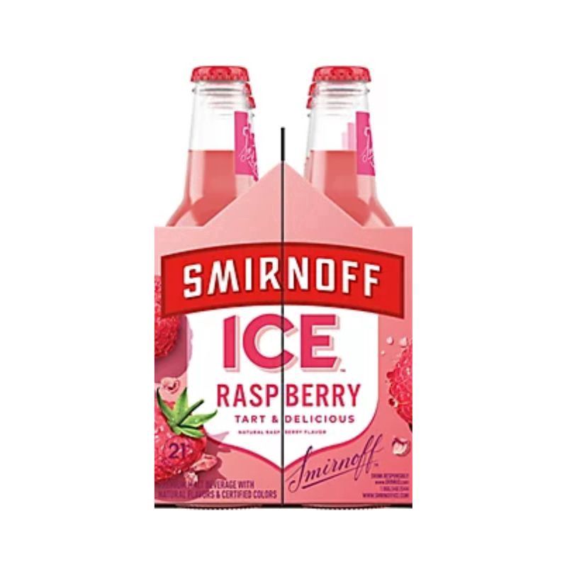 SMIRNOFF Ice Raspberry 6 Pack 11.2Oz Bottle