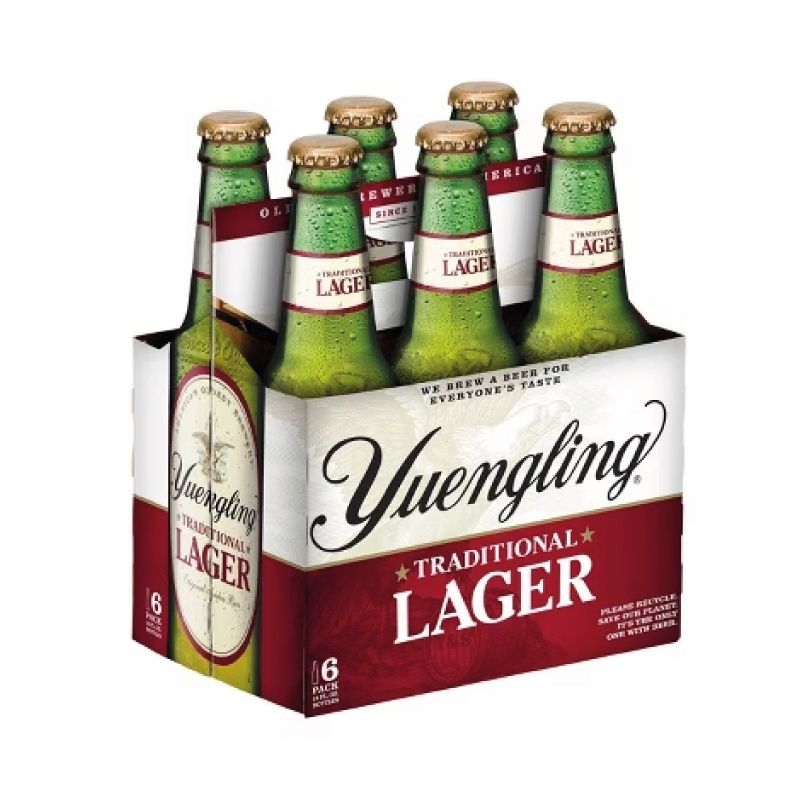 YUENGLING Lager 6 Pack 12 oz Bottle