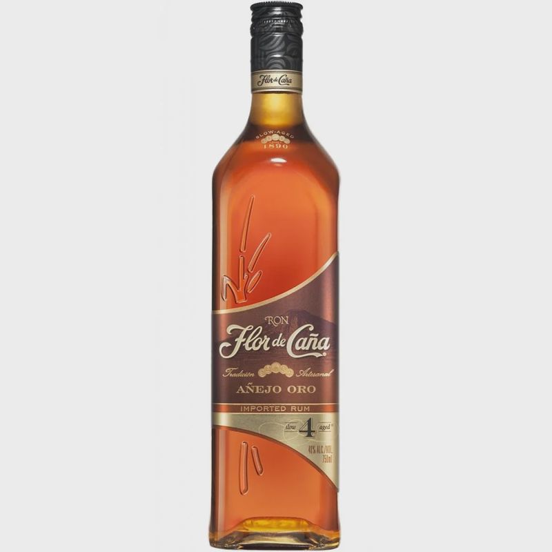 FLOR DE CANA 4 Oro Rum 1Lt