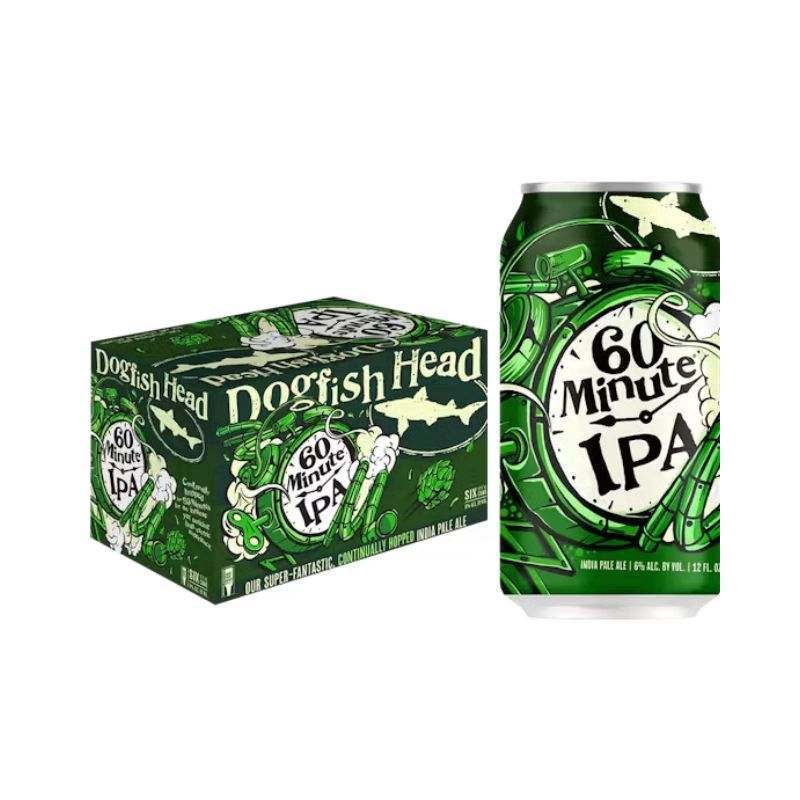 DOGFISH Head 60 Minute Ipa 6 Pack 12 oz Cans