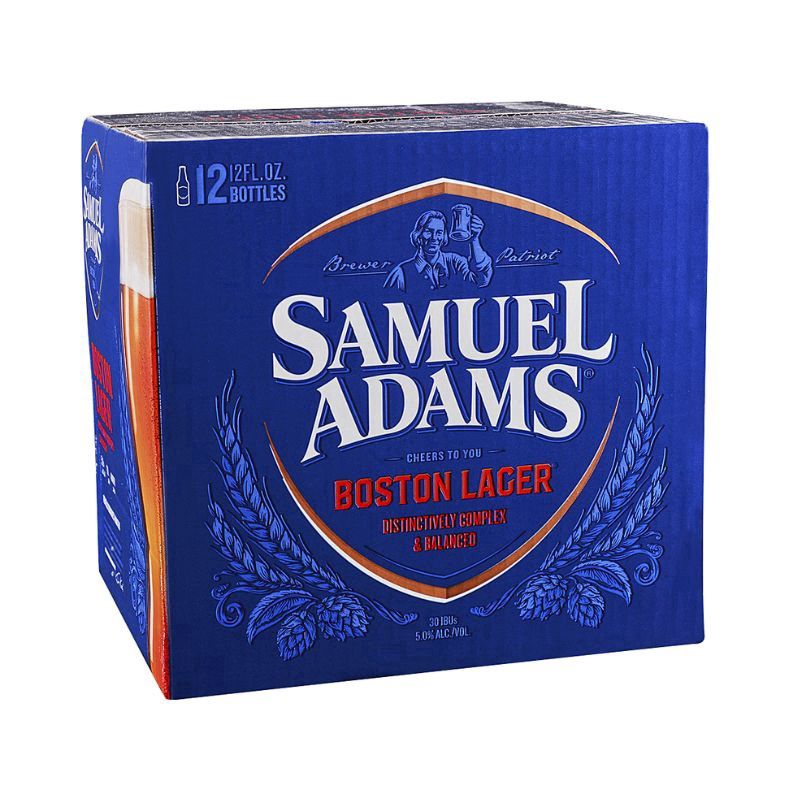 SAMUEL ADAMS Lager 12 Pack 12 oz Btls