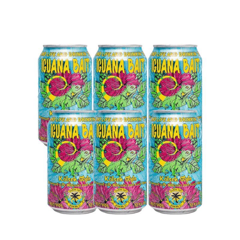 FLORIDA KEYS Iguana Bait 6 Pack 12 oz Cans