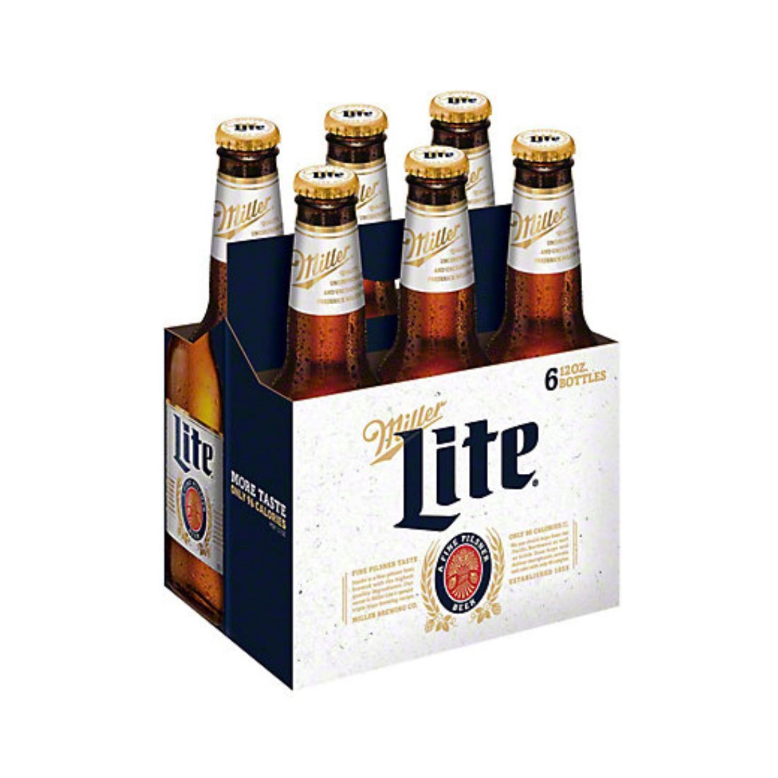 MILLER LITE 6 Pack 12 oz Bottle