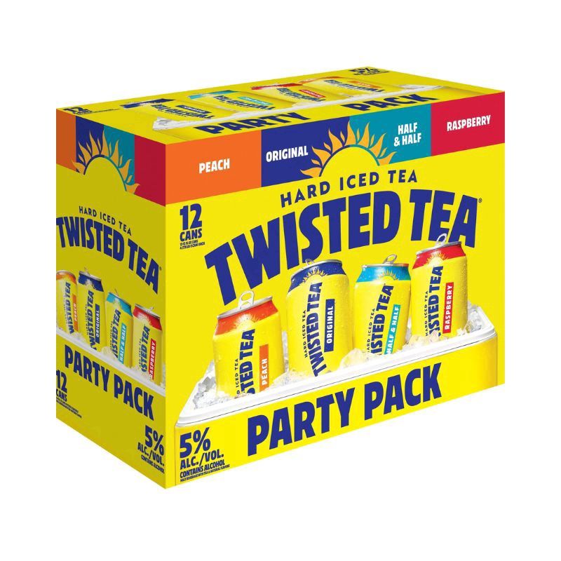 TWISTED Tea Party Pack 12 Pack 12 oz Cans