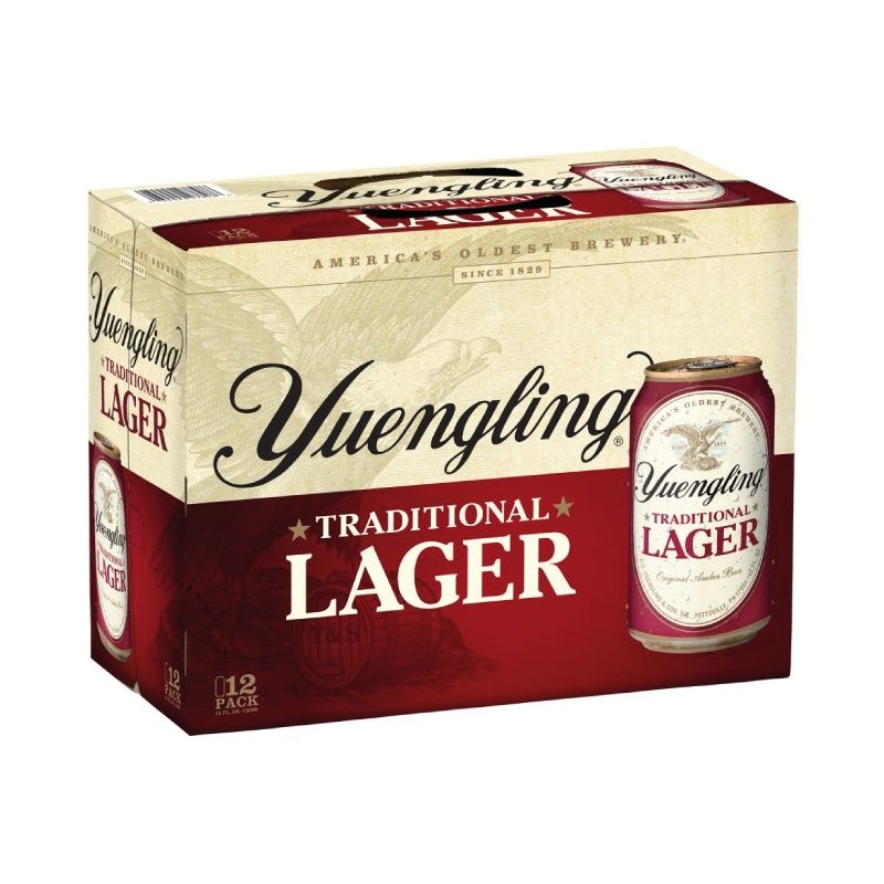YUENGLING Lager 12 Pack 12 oz Can