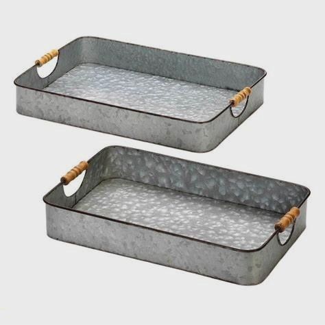 VIVI Galvanized Tray (D*)