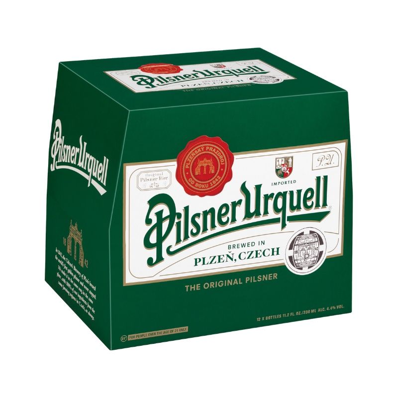 PILSNER URQUELL 12 Pack 12 oz Btls
