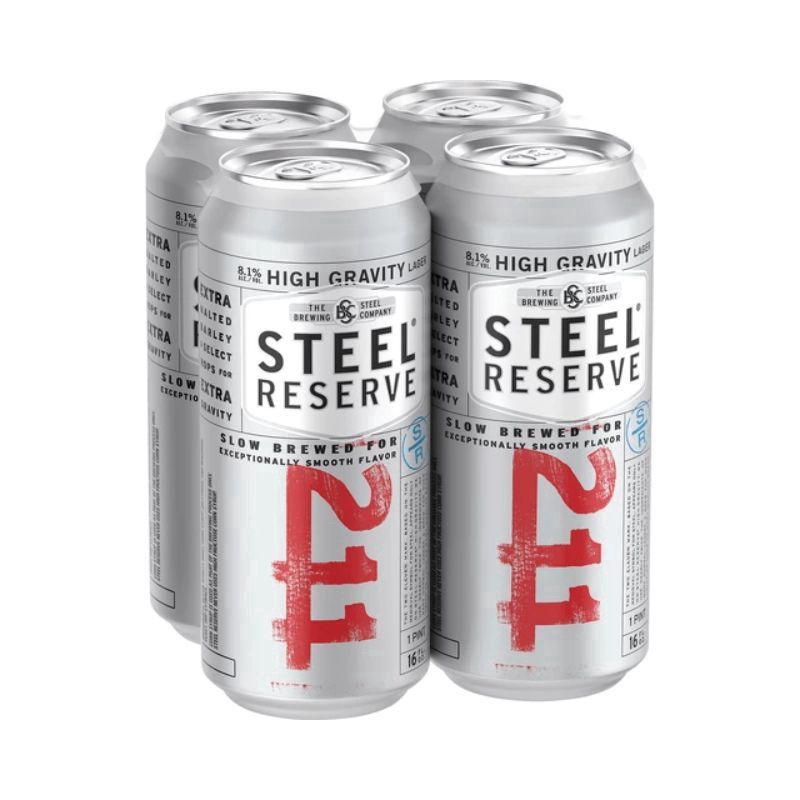 STEEL Reserve 4 Pack 16 oz Cans