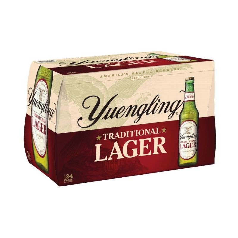 YUENGLING Lager 24 Pack 12 oz Btls